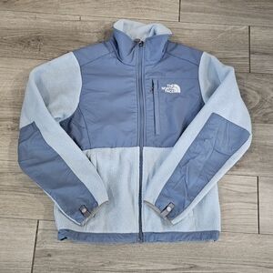 The North Face Full Zip Fleece sixe XS light blue